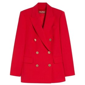 Max Mara Studio EDICOLA Blazer, Rød